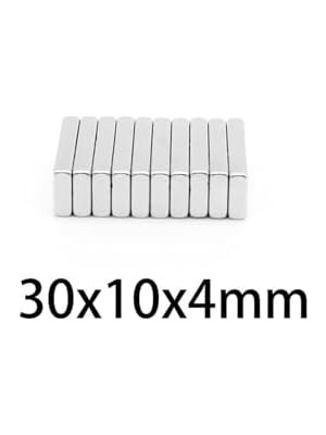 Ecovibe Mıknatıs Dekoratif Magnet Güçlü Çekim 30X10X4 mm 5 Adet
