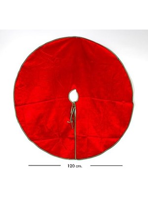 Ecovibe Yılbaşı Ağacı Örtüsü Kırmızı 120 Cm.