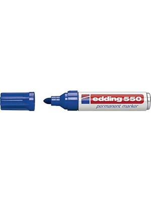 Ecovibe 550 Permanent Markör - Mavi - 1 Kalem - 3-4 mm Yuvarlak Uçlu
