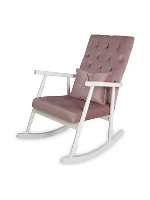 Vivense Trend Sallanan Sandalye, Pembe, Ahşap, Lake Ayak