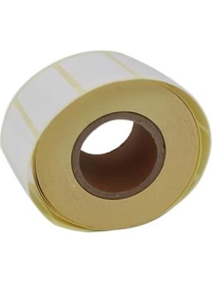 Ecovibe Eko Termal Etiket 45MM x 25MM Ruloda 1000 Adet 40MM Çapında Direk Termal Transfer Etiketi