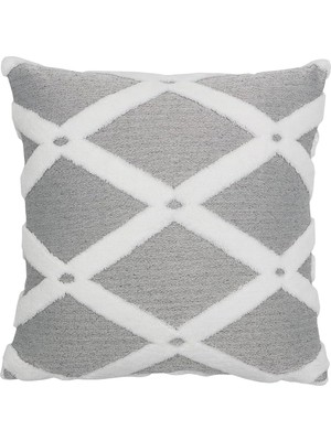 Ecovibe Hamur Kırlent 43X43 cm Gri