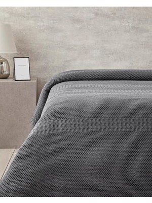 Ecovibe Almina Pamuklu Çift Kişilik Pike