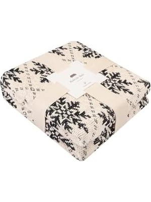 Ecovibe Snowflake Koltuk Şalı 125X150CM