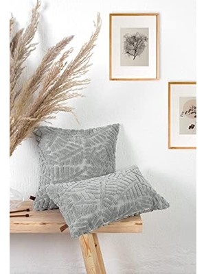 Ecovibe Hamur Kırlent 43X43 cm Gri