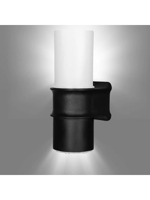 Ecovibe Zita Bahçe Aydınlatması Galata Roket Aplik 25 cm Bahçe Lambası 220V E27 IP54