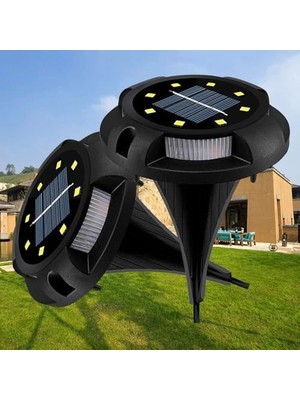 Ecovibe 4'lü Solar Enerjili Bahçe Işıklandırmak Için Lamba Dış Mekan Işık Uygun Güneş Enerjili Aydınlatma Piknik Kamp Tatil Için Bahçe,, Havuz Kenarı Aydınlatması | MZ-507