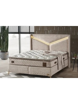 Vivense Luxury Baza Başlık ve Yatak Seti, 150X200