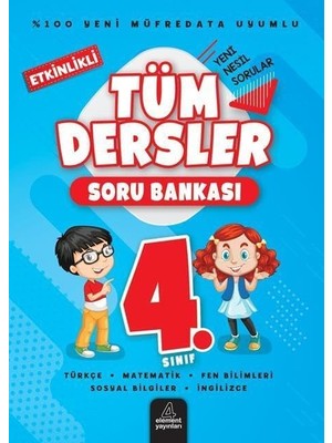 Ecovibe 4. Sınıf Tüm Dersler Soru Bankası