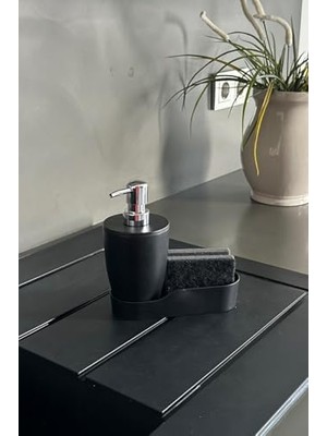 Ecovibe Pure Hazneli Sıvı Sabunluk-Siyah