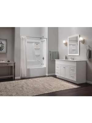 Ecovibe Vakıflar Banyo Bataryası, Krom Banyo Lavabo Bataryası, 2 Saplı Banyo Bataryası, Plastik Tahliye Montajı, Krom B2510LF-PPU