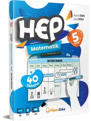 Bistopia 2025 5. Sınıf Haftalık Hep Matematik 40 Deneme