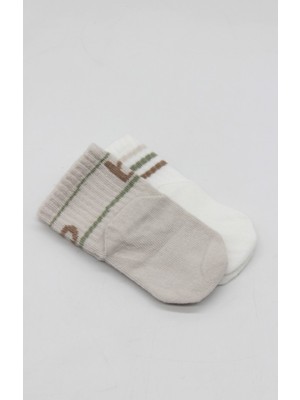 NW NessiWorld Penye Kaymaz Soket Çorap 2li 10144 Taş Ekru