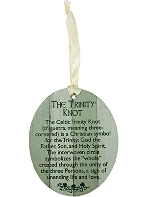 Bistopia Abbey & Ca Hediye Trinity Düğüm Mdf Süsleme Krem Kurdele Hediye Kutulu