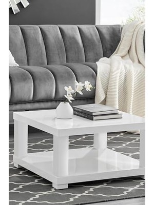 Bistopia Parlak Beyaz Yapışkanlı Folyo 61 cm x 9 mt