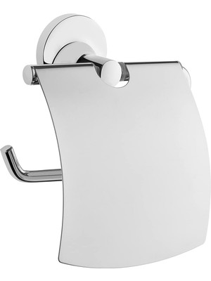 Bistopia Base 300 A44112 Tuvalet Kağıtlığı, Kapaklı Krom