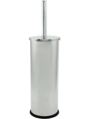 Bistopia Metal Wc Fırçası, Krom Tuvalet Temizleme Fırçası, Paslanmaz Çelik Saplı, Dayanıklı ve Hijyenik Banyo Aksesuarı