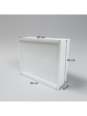 Altınbaşak Dekorasyon Saklama Kutusu Tesisat Elektirik Su Doğalgaz Pano Mdf