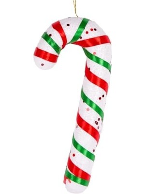 Daders Home Yılbaşı Süsü Baston Kırmızı-Yeşil 9X19 Cm.