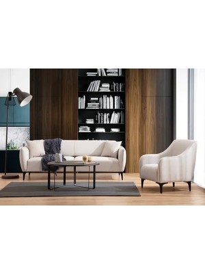 Vivense Bellisimo Koltuk Takımı, Krem