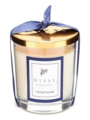 Bistopia Kapaklı Vanilya Sandal Vegan Mum (140 Gr)