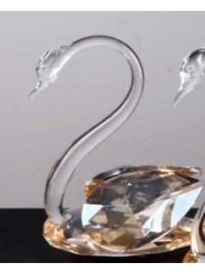 Es Dekor Orta Amber Kuğu 10X12CM 1 Adet