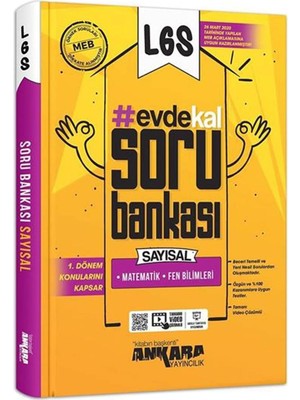 Daders Home Lgs 1. Dönem Evde Kal Sayısal - Sözel Soru Bankası Seti