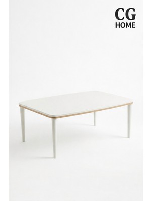 Cg Home Sahra Lüks Modern Lake Boya Orta Sehpa, Salon Sehpası, Gold Detaylı