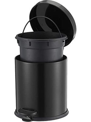 Bistopia Pedallı Çöp Kovası Siyah 3 Lt (NV1001RS)