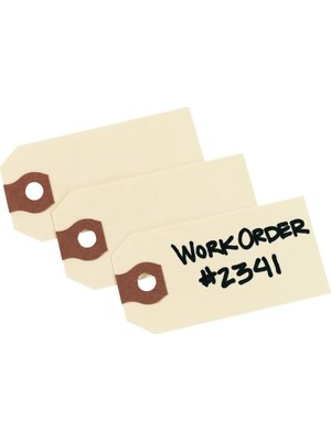Daders Home Gönderim Tags, 7 x 3,5 Cm, Manila, 1000 Adet (12301)