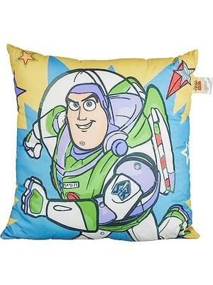 Daders Home Toy Buzz Desenli Pamuk Kırlent, Çok Renkli, Tek Parça