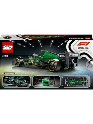 Daders Home Speed Champions Martin Aramco F1 AMR24 Yarış Arabası 77245 – 10 Yaş ve Üzeri Için Koleksiyonluk Sürücü Minifigürü Içeren Yapım ve Sergileme Seti, Babalar Günü Hediyesi (269 Parça)