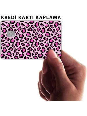 Daders Home Pembe Leopar Kart Kaplama Kart Etiketi