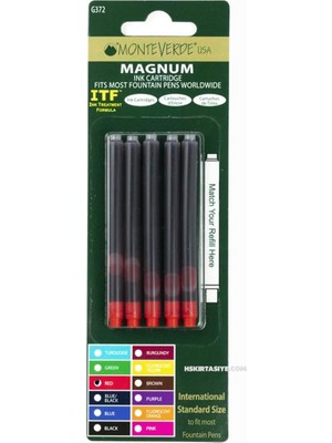 Bistopia Monteverde Kartuş Serisi Magnum Red 5 Li