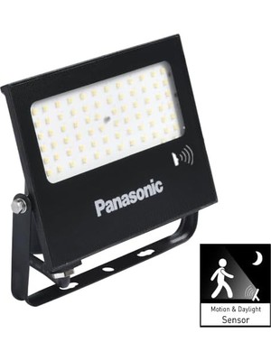 Bistopia LED Projektör Sensorlü, Sıcak Beyaz Işık 50W 4270LM 3000K