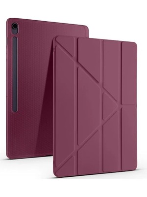 Samsung Galaxy Tab S10 Lite / S10 Fe / S9 Fe 10.9" Uyumlu Tablet Kılıfı – Manyetik Akıllı Kapak, Kalem Bölmeli, Katlanabilir Standlı, Premium Deri Dokulu Koruma