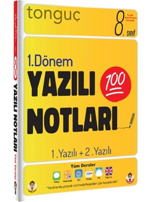 Daders Home 8. Sınıf Yazılı Notları 1. Dönem 1 ve 2. Yazılı