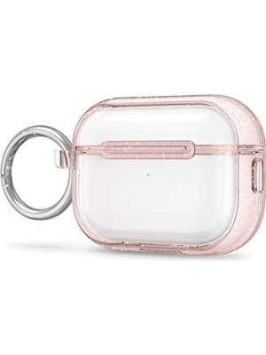 Daders Home Ciel By Airpods Pro (2.nesil) ile Uyumlu Kılıf Rose Glitter - ACS05333