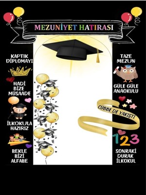 Promisebackdrop2 150X200 cm Mezuniyet Hatırası Fonu Okul Panoları, Etkinlik Fon