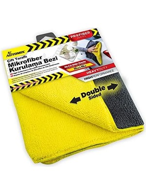 Daders Home Çift Taraflı Profesyonel Mikrofiber Bez 50X40 cm | Araç ve Ev Için Etkili Temizlik