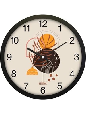 Daders Home 30 cm Gerçek Cam Sessiz Mekanizma Duvar Saati