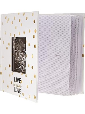 Daders Home Albums EV-246/L Live Laugh 200 Pkt 4x6 Album Fotoalbum Papier