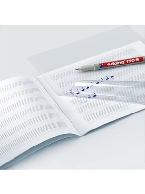 Daders Home Edding 150 S Çok Amaçlı Silinebilir Asetat Kalemi - Non-Permanent Siyah