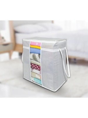 Daders Home Pencereli Yastık Kazak Hurç Organizer Düzenleyici (45 x 30 x 50)