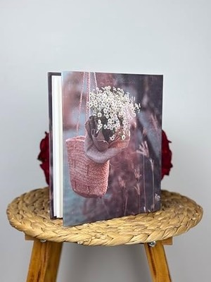 Daders Home Fotoğraf Albümü 10X15CM 200 Fotoğraf Kapasiteli Renkli Papatya Desenli Anı Albümü