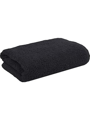 Daders Home Ilgın Home Basic Desensiz Spor Havlusu El Havlusu Yüz Havlusu Baş Havlusu (Siyah)