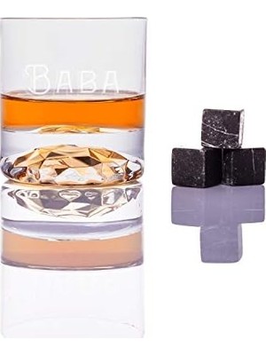 Daders Home Babaya Hediye Özel Ahşap Kutulu Viski Kadeh Seti