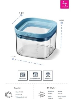 Daders Home Kuru Gıda Saklama Kabı 550 ml