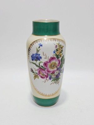 Hasyılmaz Limoges Çiçek Desenli Porselen Vazo 31CM