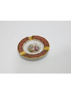 Limoges Minyatür Desen Porselen Küllük 11,50CM
